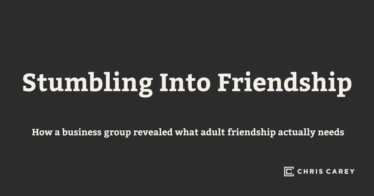 Stumbling Into Friendship